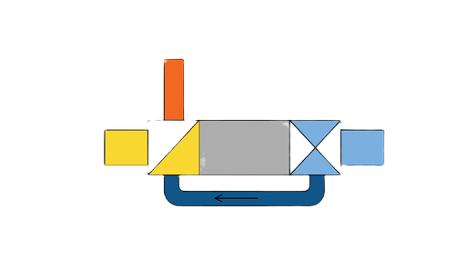 Air mixing at an air handler